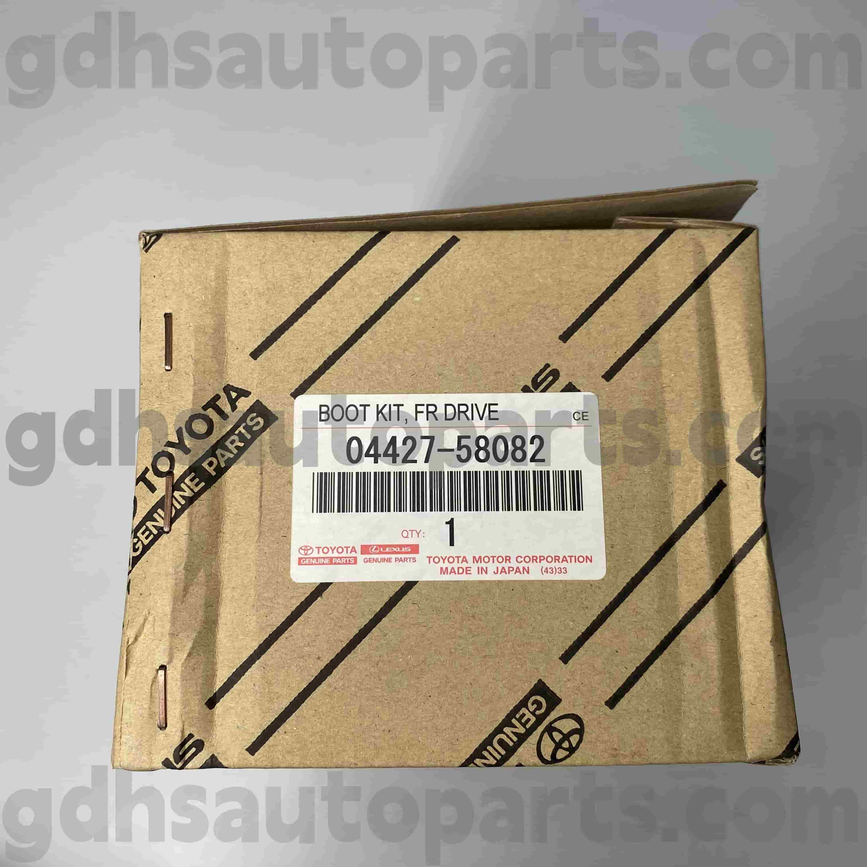 04427-58082 Toyota Bahagian Tulen Boot CV Penumpang Depan untuk Alphard Chassis no. GGH30
