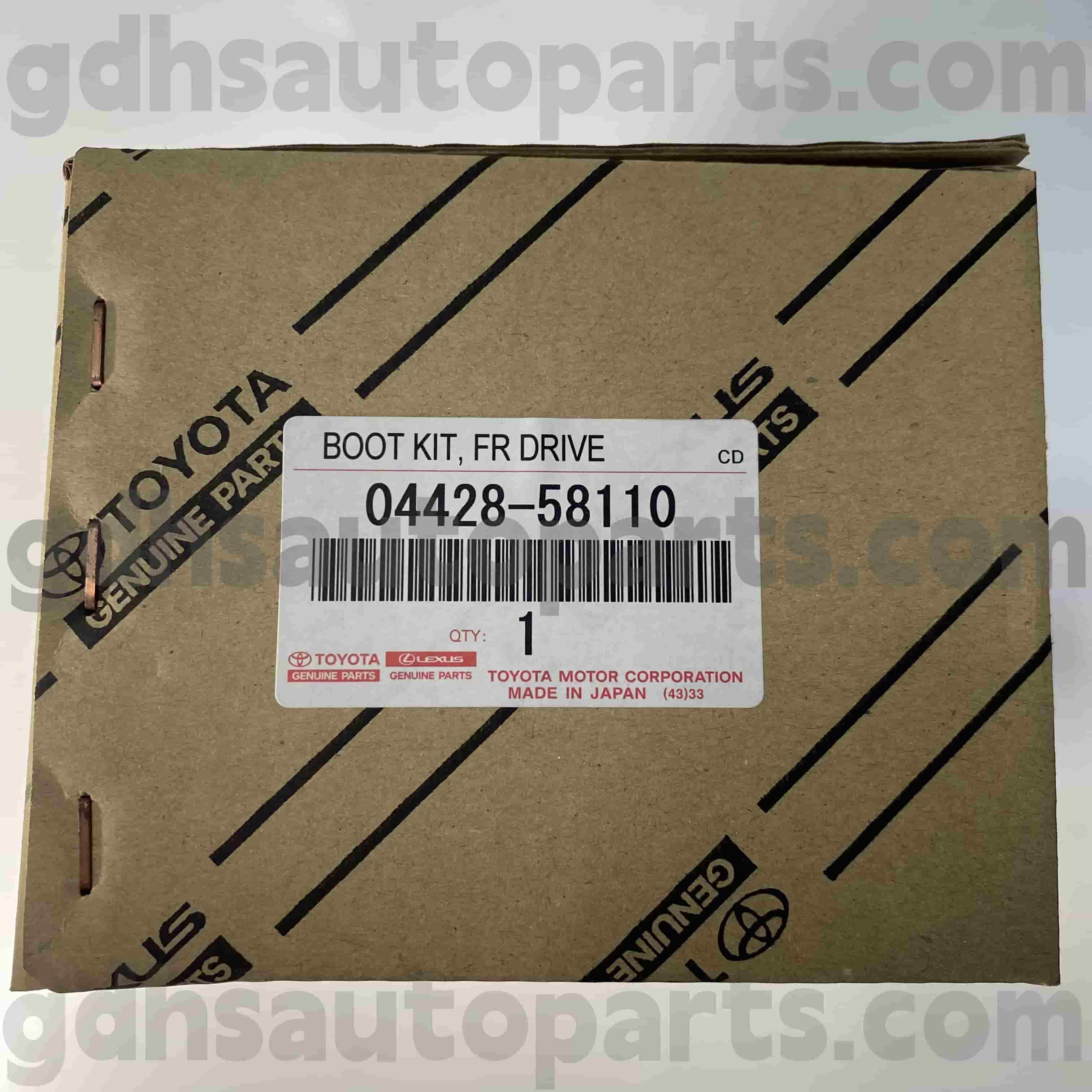 04428-58110 Toyota Bahagian Tulen depan Pemandu CV Boot untuk Alphard, Lexus LM351 Chassis no. GGH30