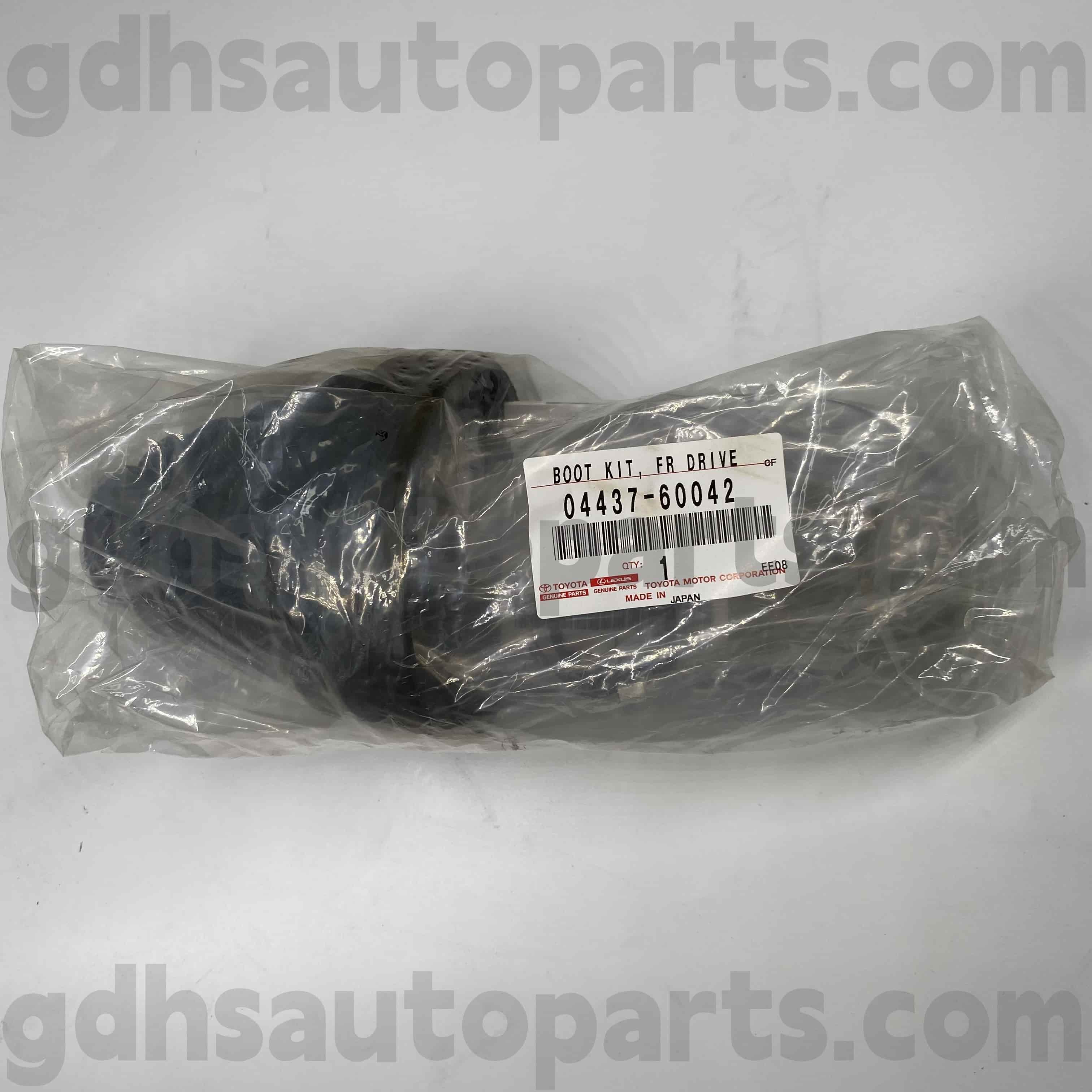 04437-60042 Toyota Bahagian Tulen Pemandu bahagian depan CV Boot Boot Kit untuk casis no. TRJ120