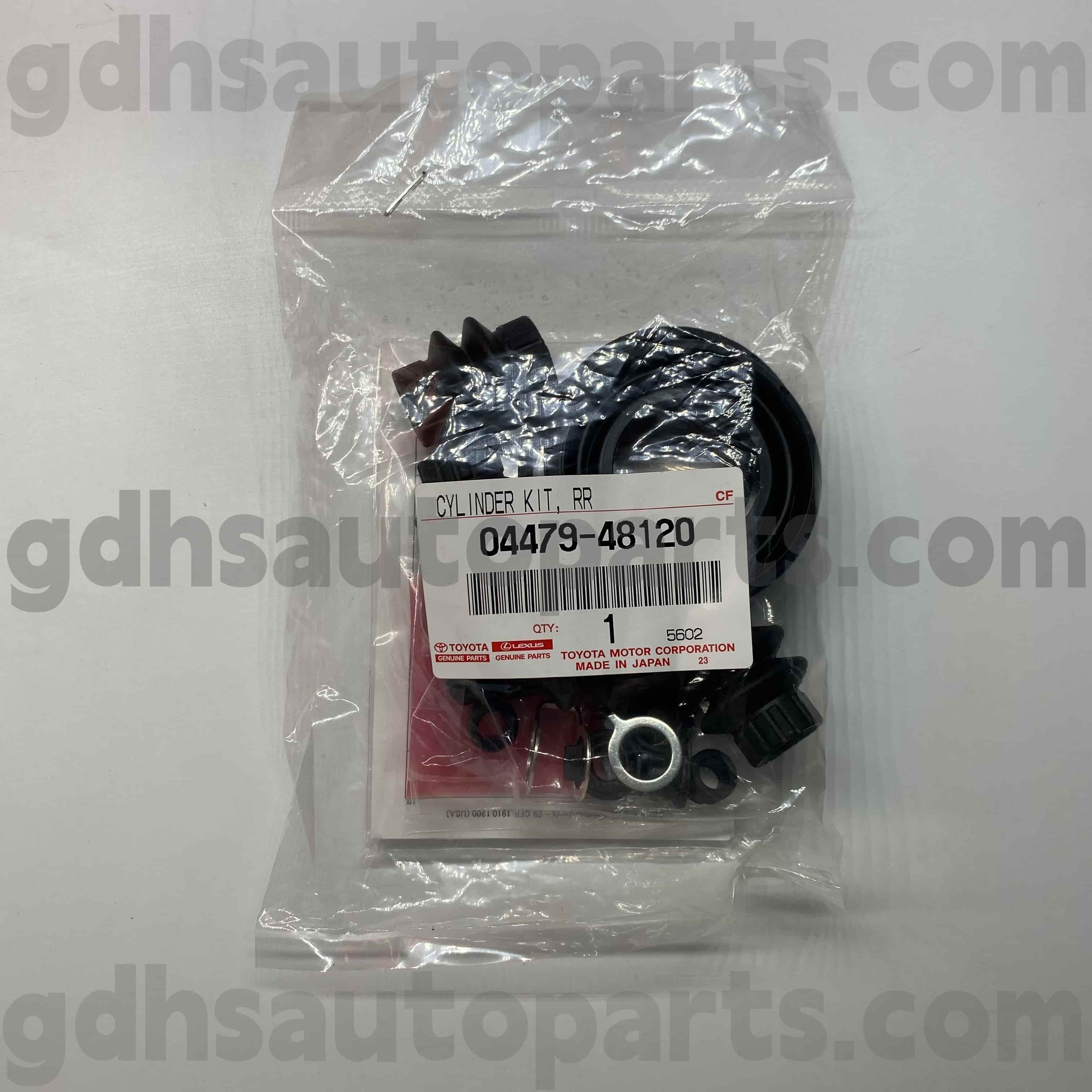 04479-48120 Toyota Bahagian Tulen Kit Pembaikan Silinder Brek Belakang Untuk Casis Highlander (JPP) NO. GSU4Z