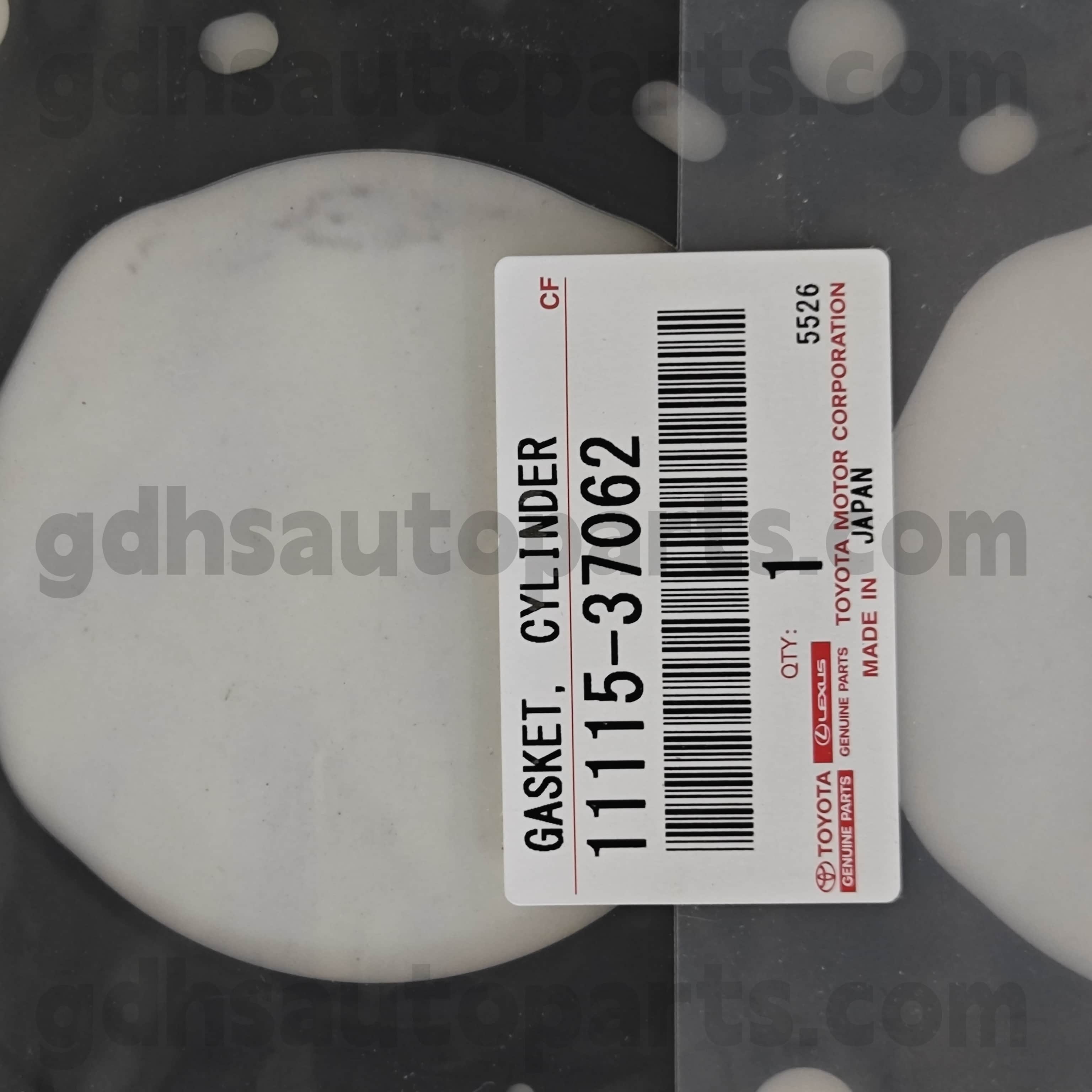 11115-37062 Toyota Bahagian Tulen Silinder kepala gasket untuk Corolla 、 C-HR