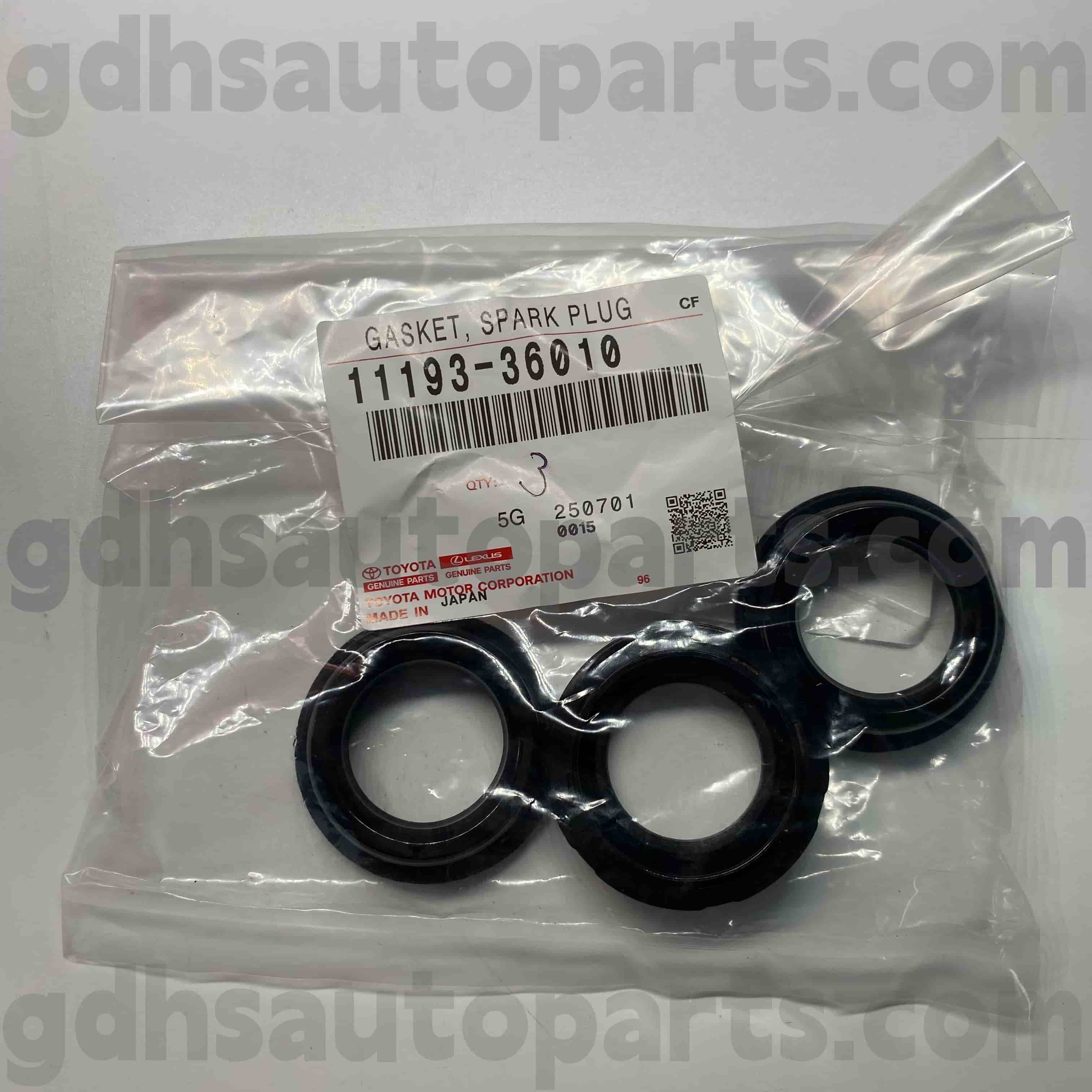 11193-36010 Toyota Bahagian Tulen Spark Plug Rubber Ring untuk Harrier, Lexus ES350/300H Chassis no. AYH30