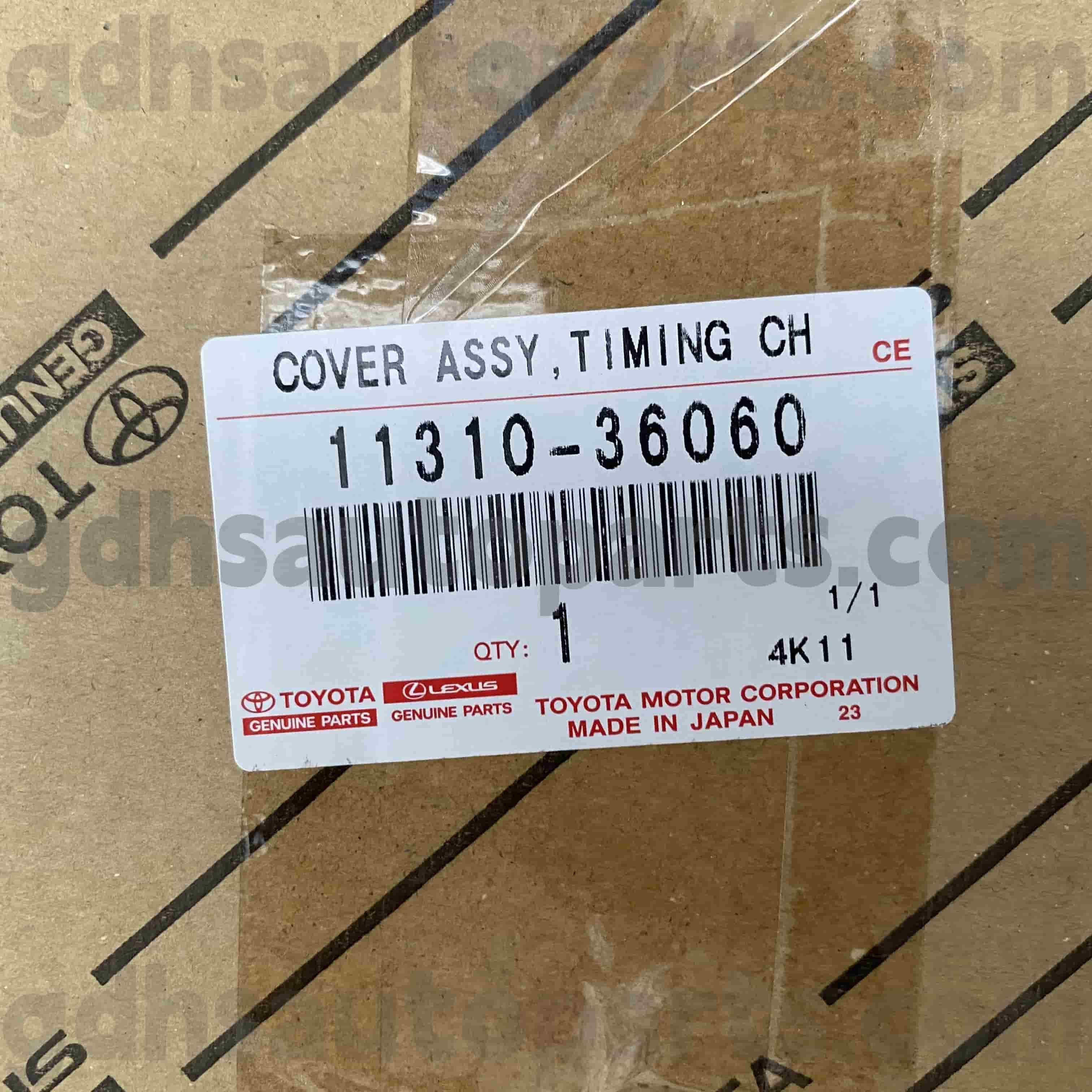 11310-36060 Penutup Masa Alat Ganti Tulen Toyota untuk HARRIER，LEXUS NX SERIES Casis NO.8ARFTS..AGL2#