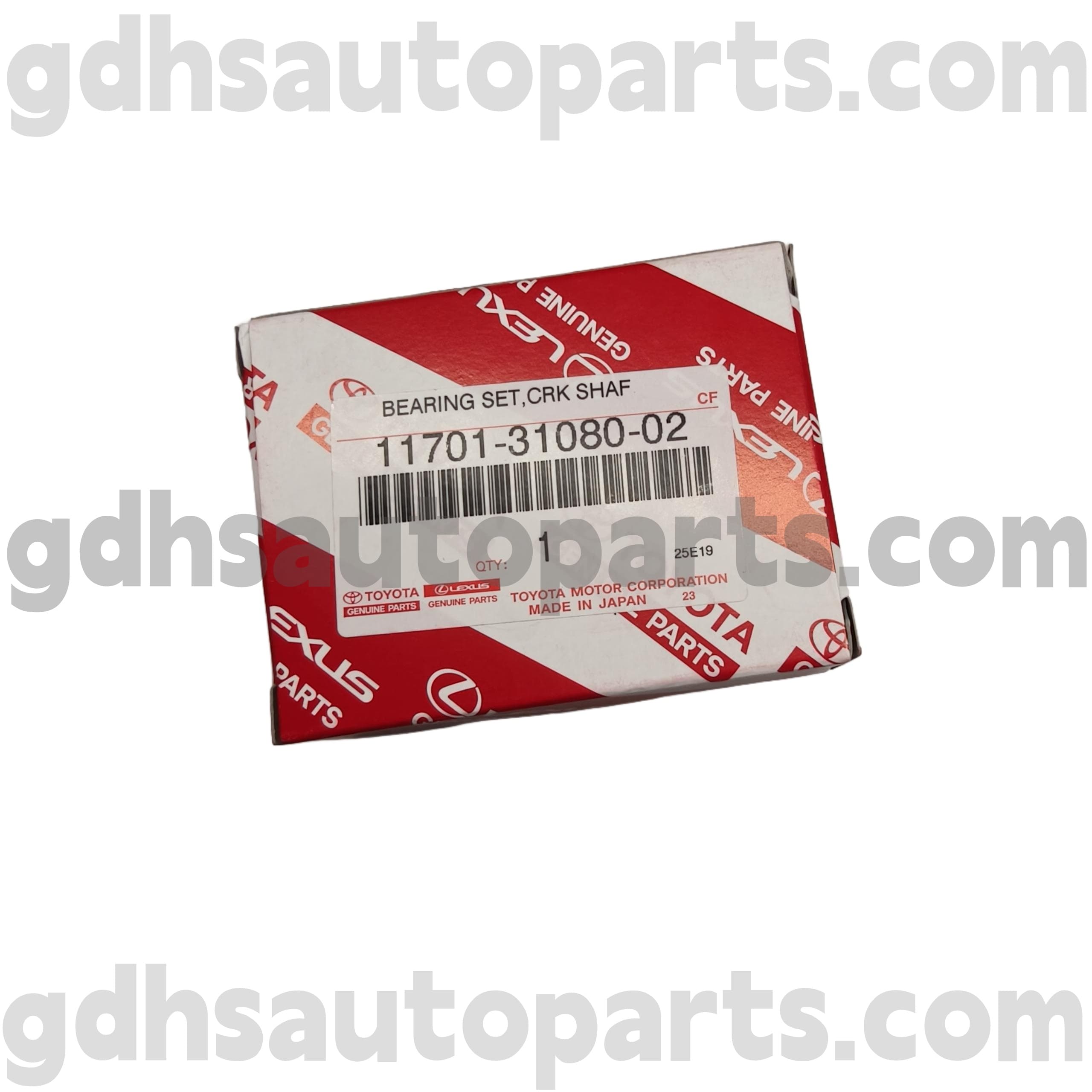 11701-31080-02 Bahagian Tulen Toyota Crankshaft Bearing Cap Shell untuk LAND CRUISER, TACOMA Chassis NO.GRJ150