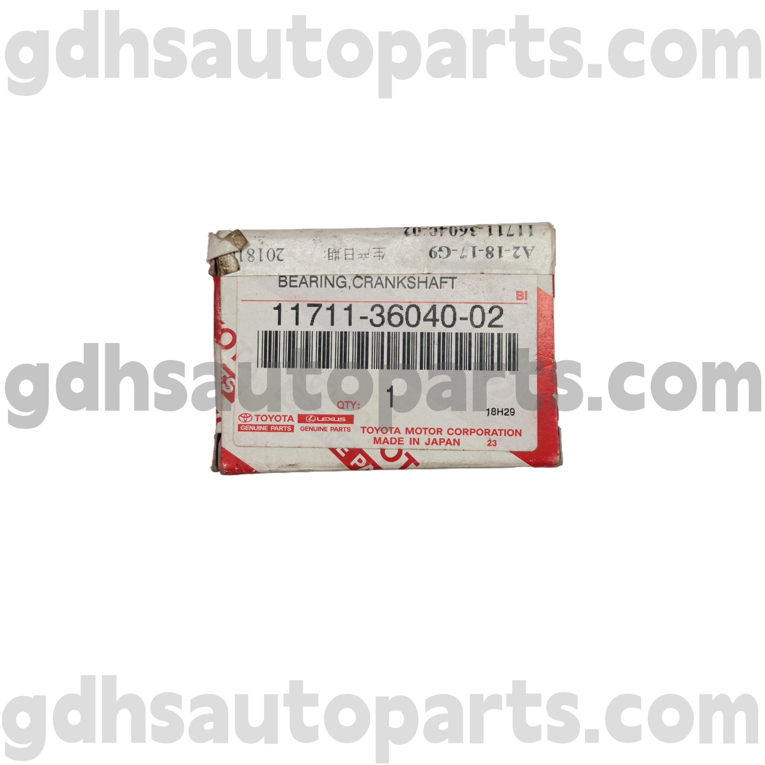11711-36040-02 Galas Aci Engkol Bahagian Tulen Toyota untuk VENZA, SIENNA, CAMRY Chassis NO.AYH30