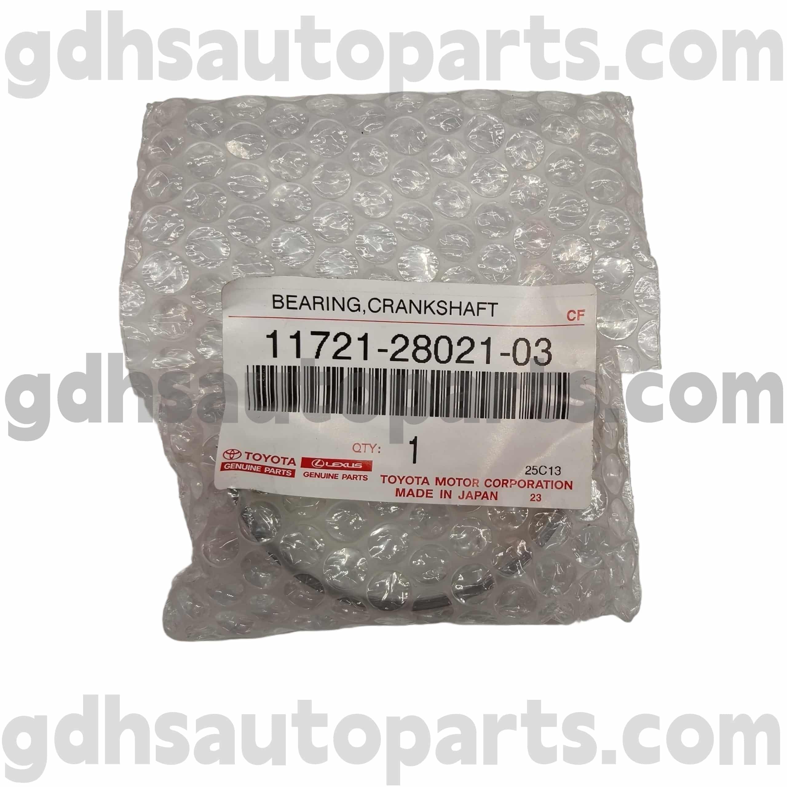 11721-28021-03 Bahagian Tulen Toyota Crankshaft Bearing Cap Shell untuk HARRIER, RAV4, CAMRY Chassis NO.AHV40