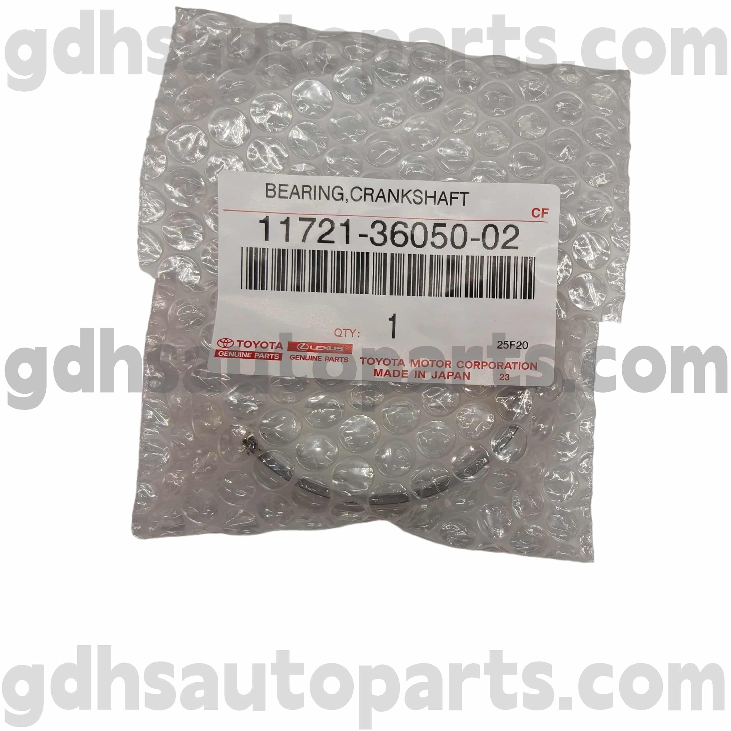 11721-36050-02 Toyota Alat Ganti Tulen Galas Aci Engkol untuk HIGHLANDER, HARRIER/HYBRID, Casis CAMRY NO.AYH30