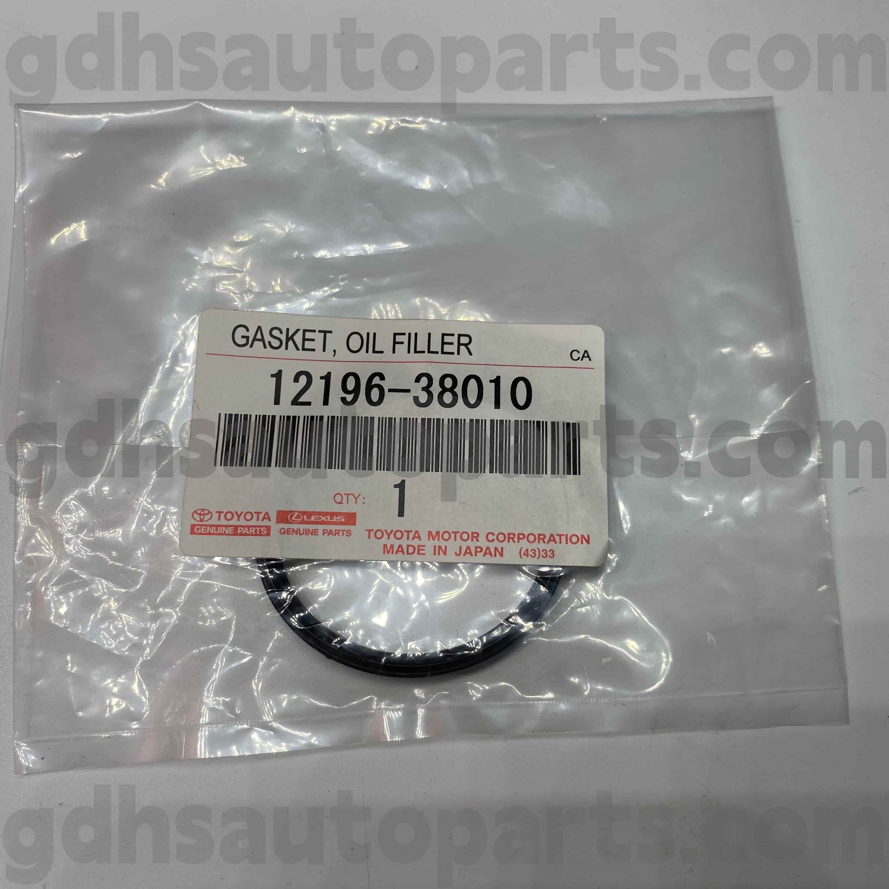 12196-38010 Penutup Pengisi Minyak Bahagian Tulen Toyota untuk LAND CRUISER, TACOMA, LEXUS LS600HL Casis NO.GRJ150