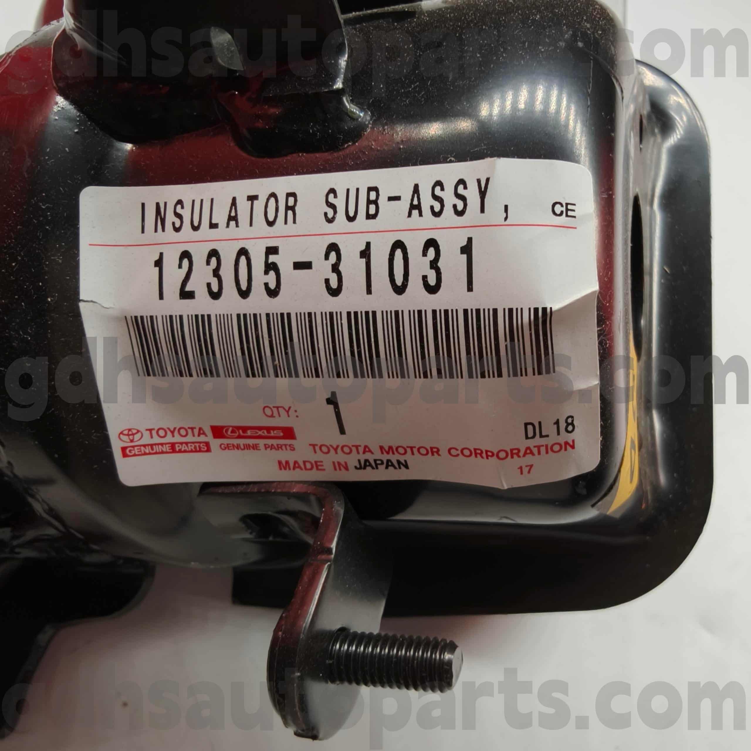 12305-31031 Pemasangan Enjin Kanan Bahagian Tulen Toyota untuk CAMRY/HYBRID, Casis RAV4