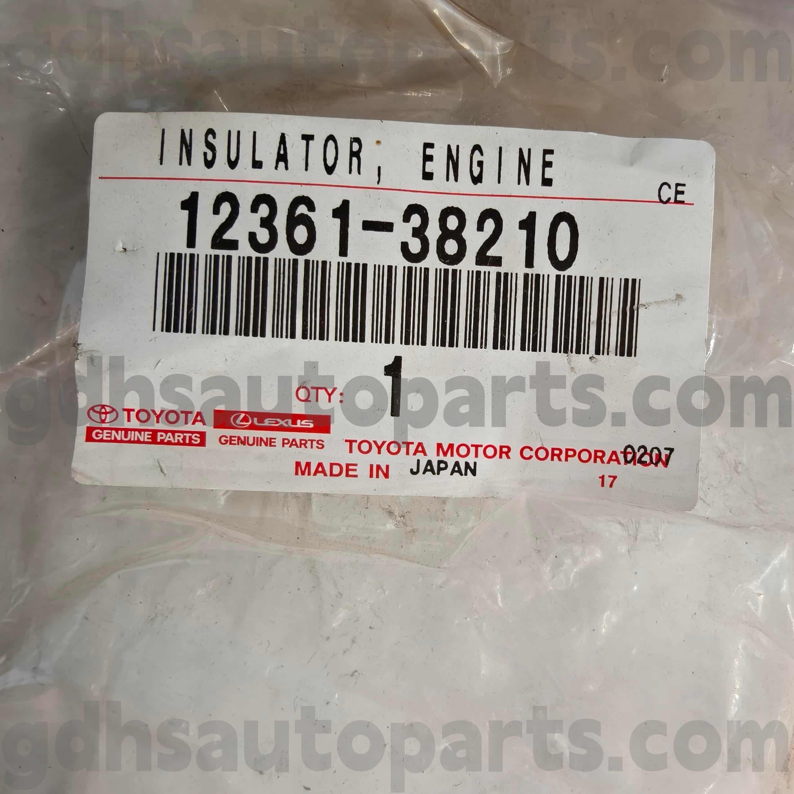 12361-38210 Bahagian Tulen Toyota Lekap Enjin Depan untuk LEXUS LS460/460L Casis NO.1URFSE USF45 46