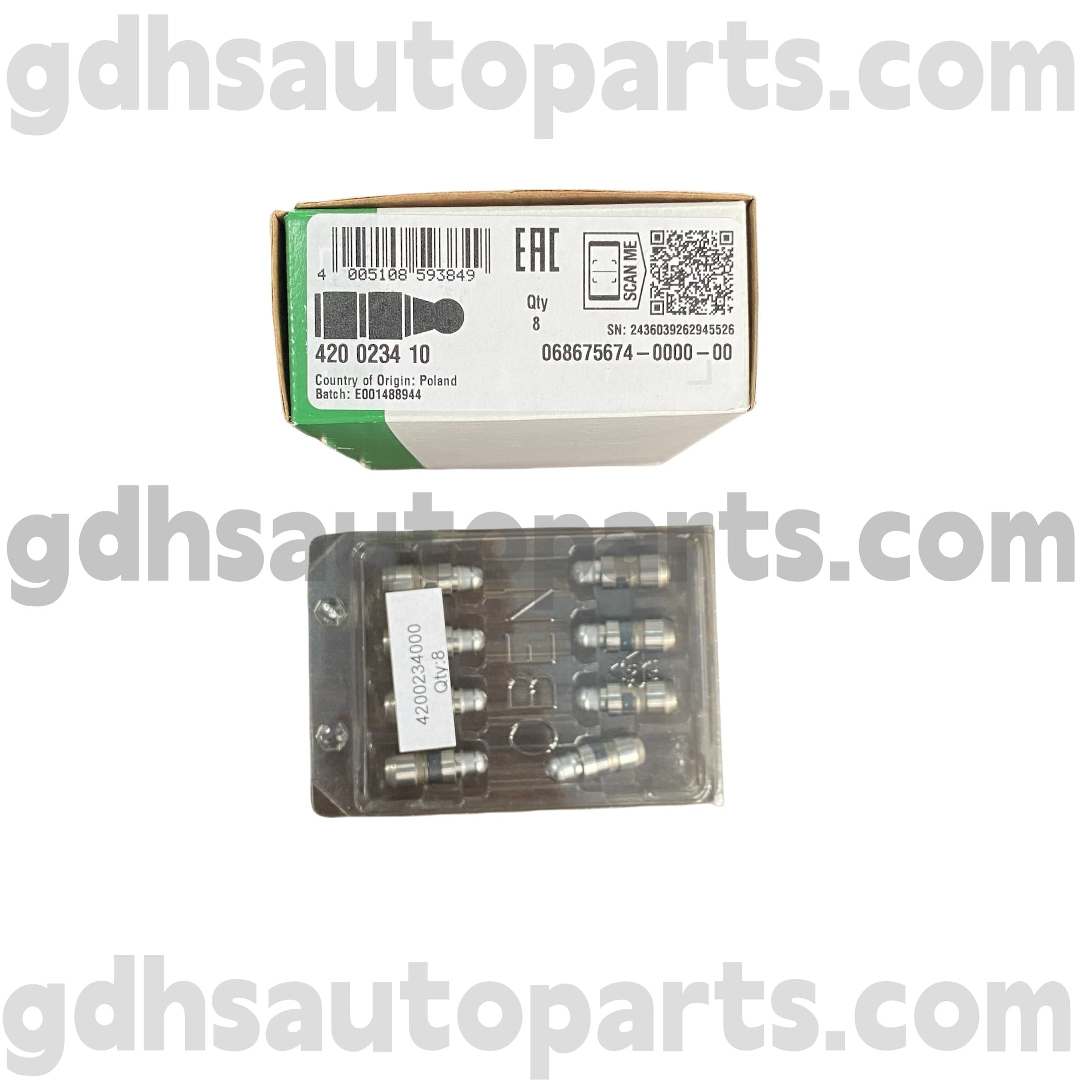 4200234100 Schaeffler Ina Valve Lifter untuk Range Rover Evoque, Land Rover Discovery Sport Oe No. LR004168