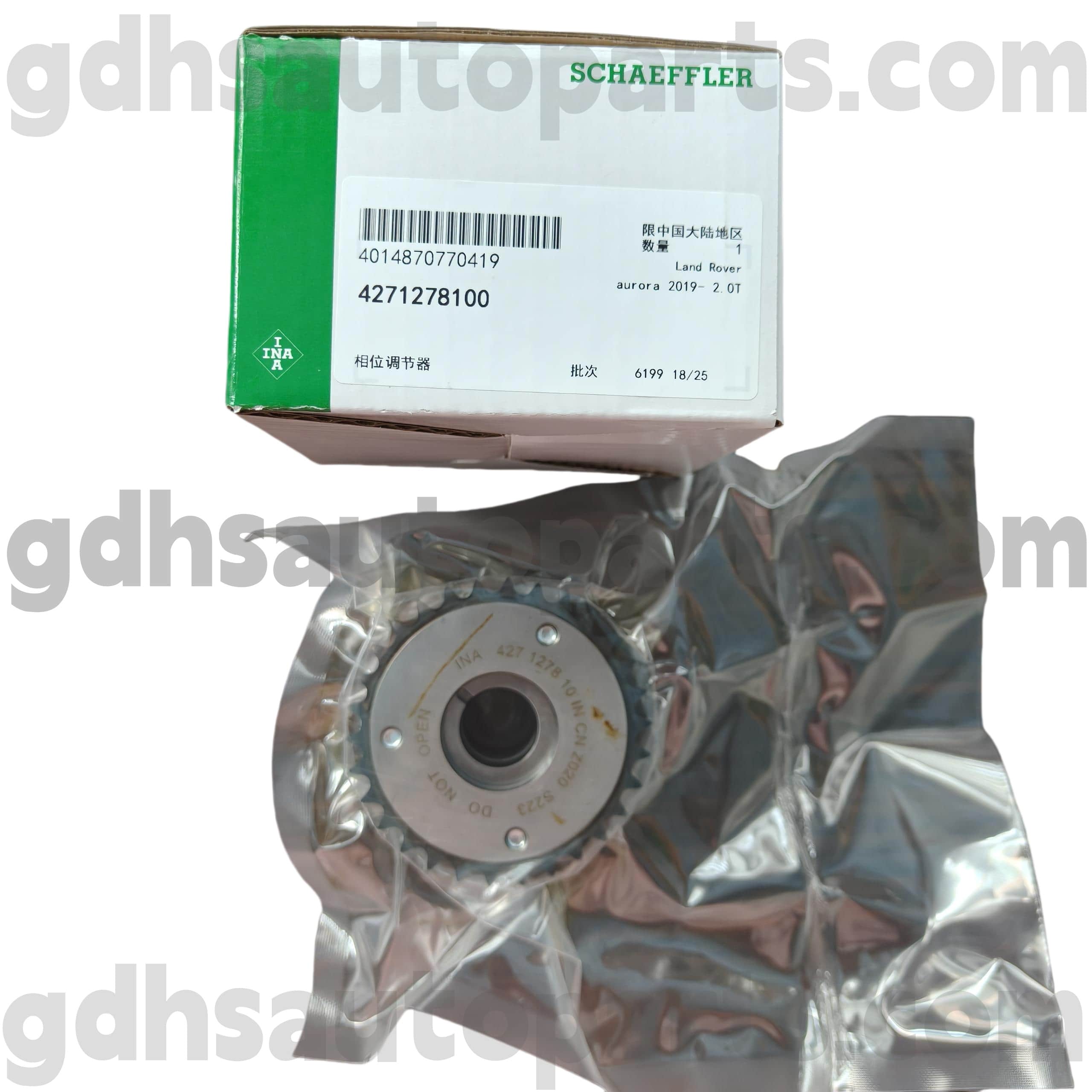 4271278100 Schaeffler Ina Camshaft Timing Sprocket untuk Range Rover Velar, Land Rover Discovery 4, Range Rover, Range Rover Sport Oe No. LR142279