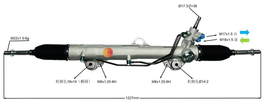 44200-60170 Gear Stereng Automotif