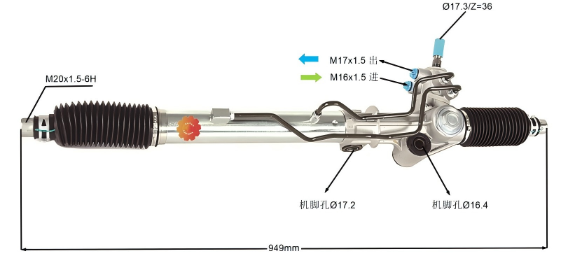 44250-60012 Gear Stereng Automotif
