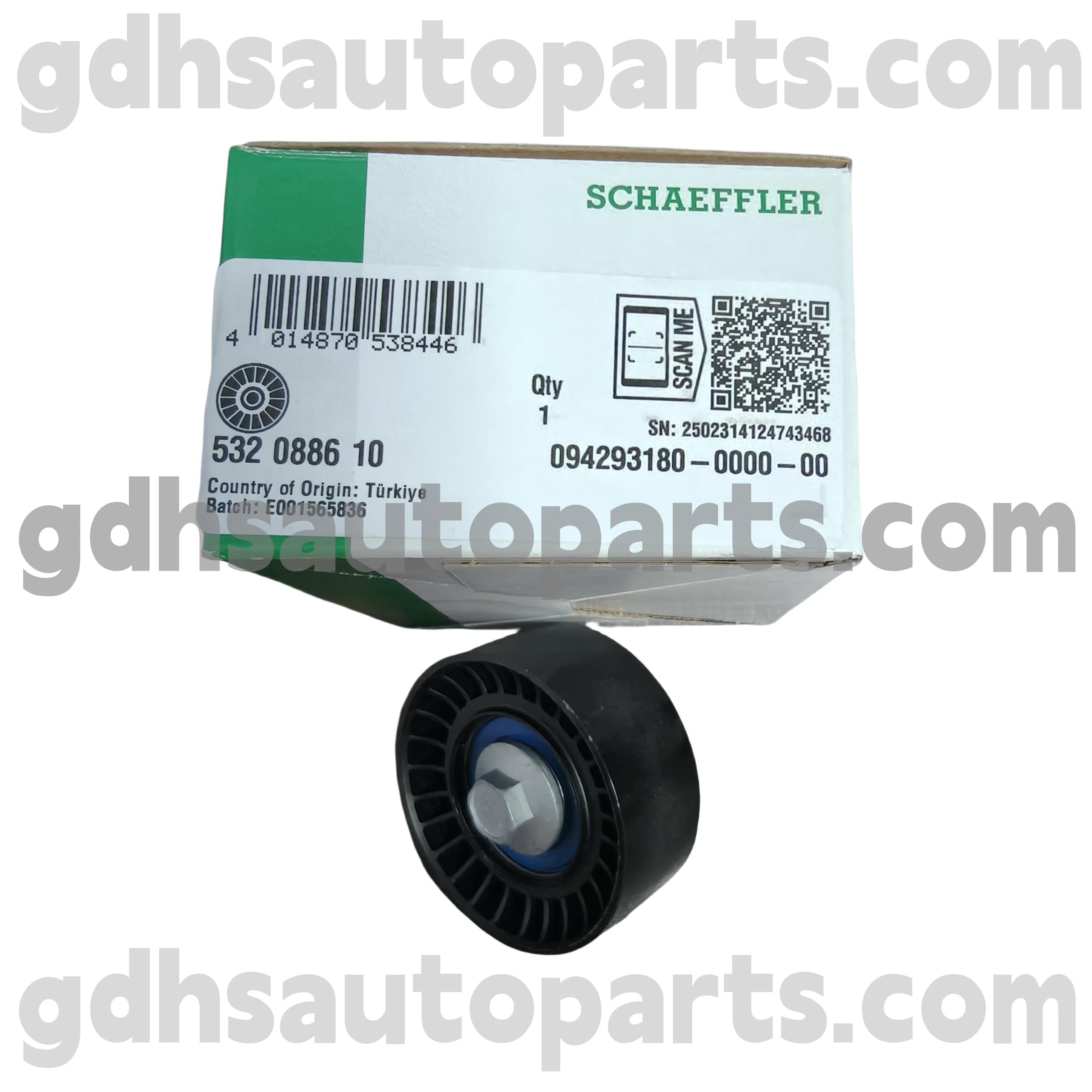 5320886100 Schaeffler Ina Timing Belt Pulley untuk Range Rover Velar, Pertahanan Baru, Range Rover Evoque, Range Rover Sport Oe No. LR073726