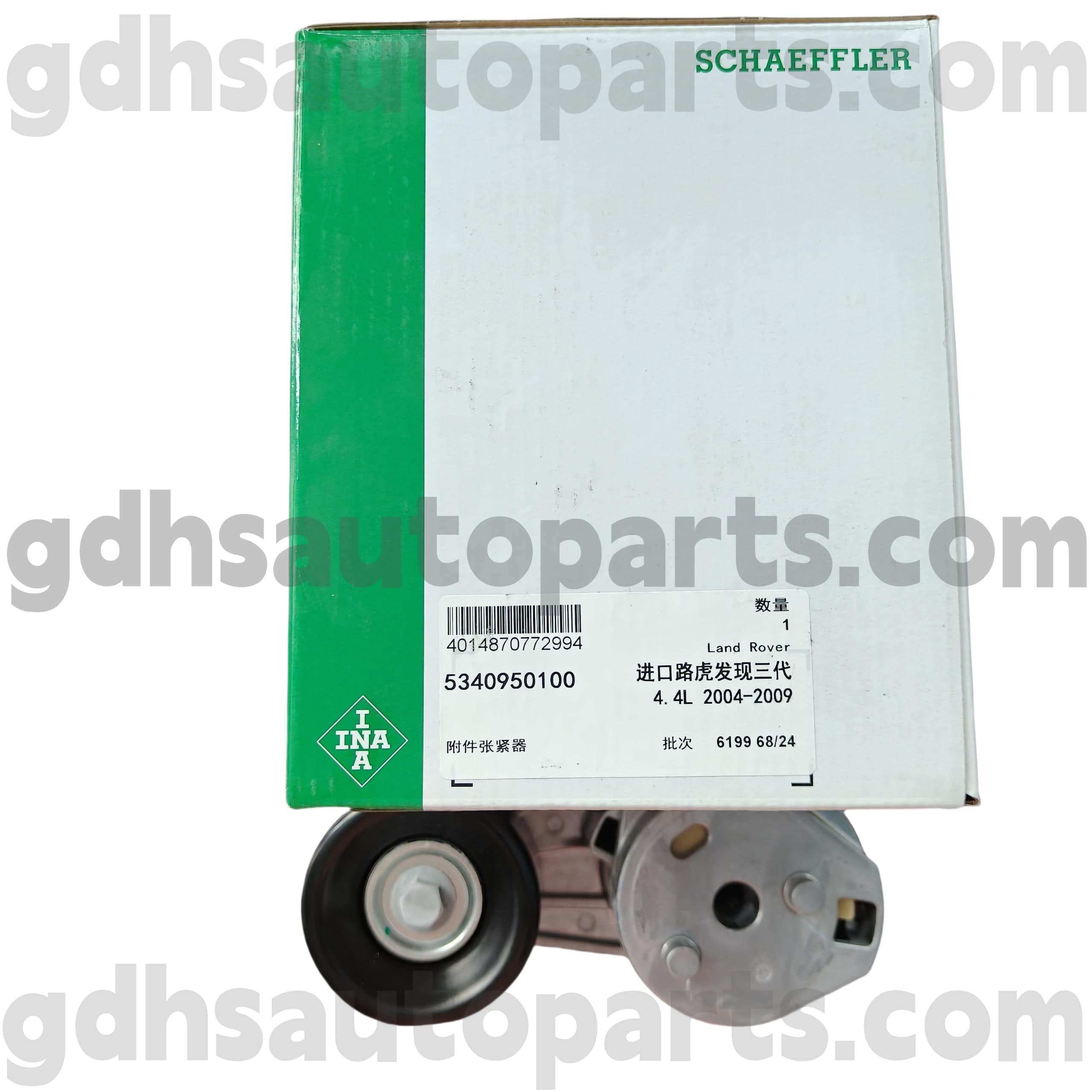 5340950100 Schaeffler Ina Drive Belt Tensioner untuk Range Rover Sport Oe No. PQG500220