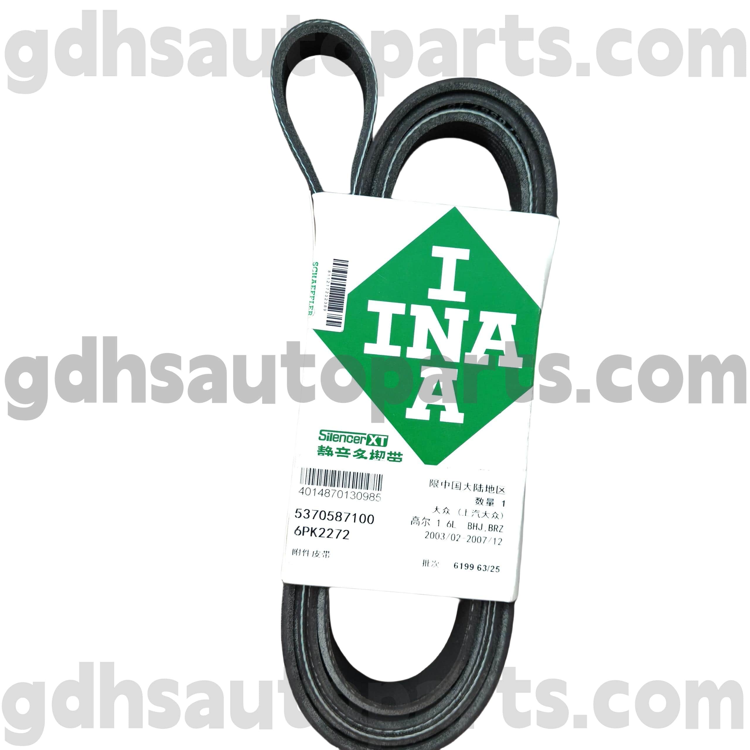 5370587100 Schaeffler Ina Drive Belt untuk Range Rover OE NO. PQR500320