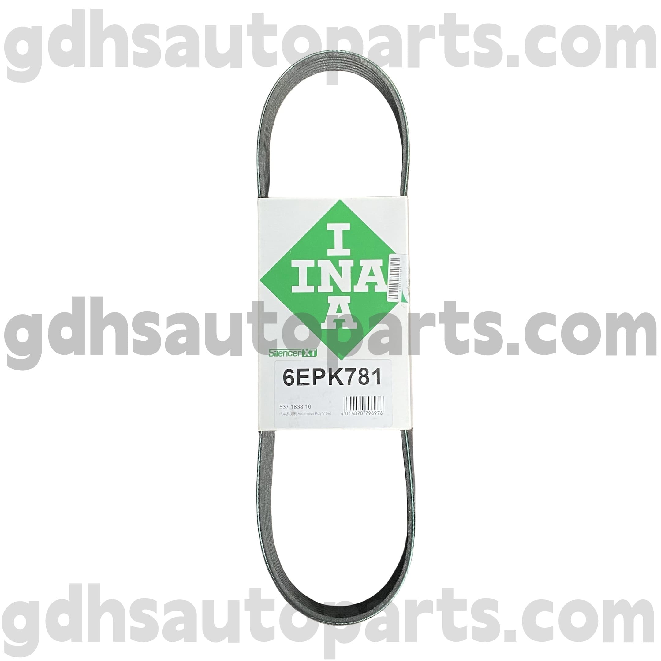 5371838100 Schaeffler Ina Drive Belt untuk Range Rover, Range Rover Sport, Land Rover Discovery 4, New Defender OE No.LR123070