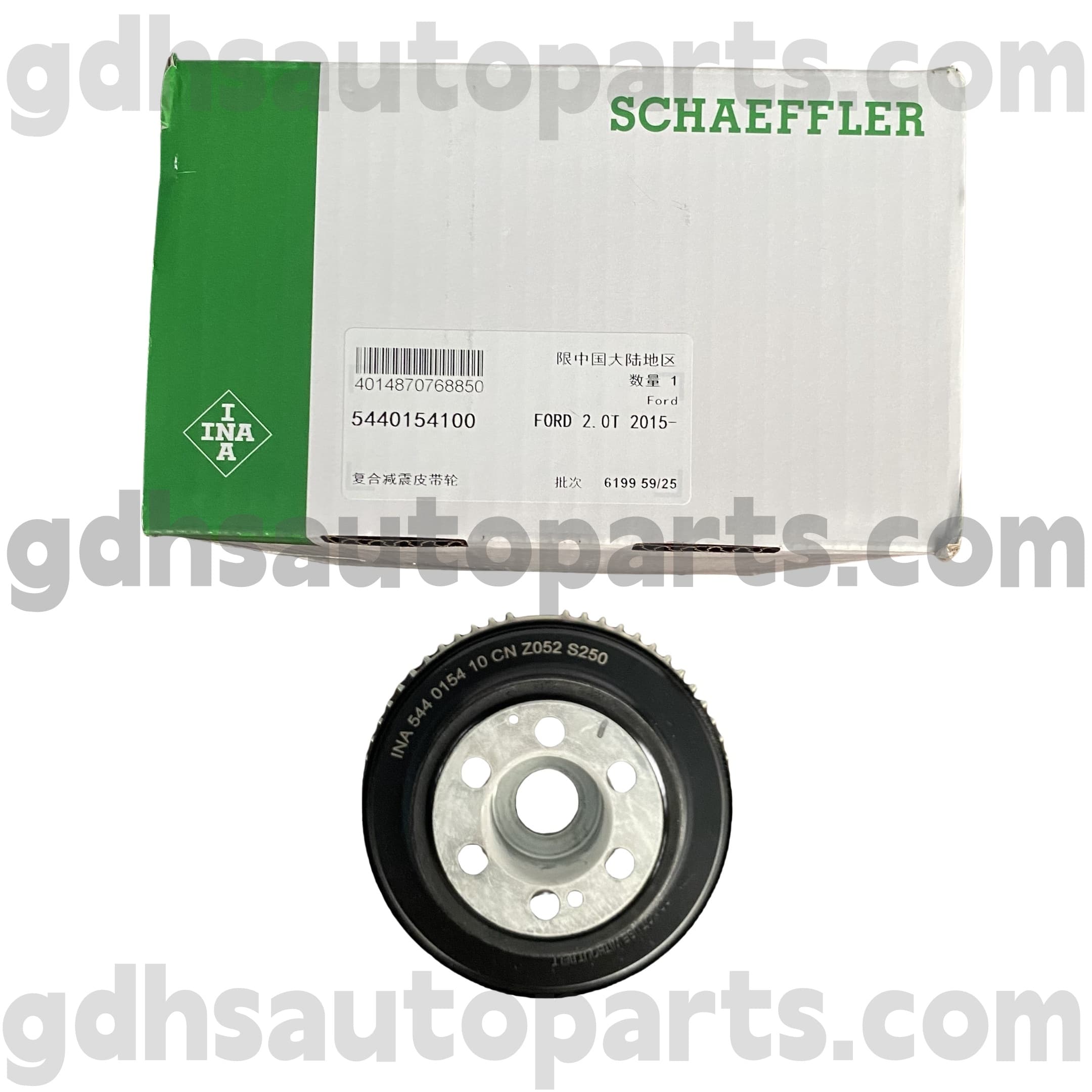 5440154100 Schaeffler Ina Crankshaft Timing Belt Pulley untuk Range Rover, Range Rover Sport, Range Rover Evoque, Discovery Sport OE No.LR078547