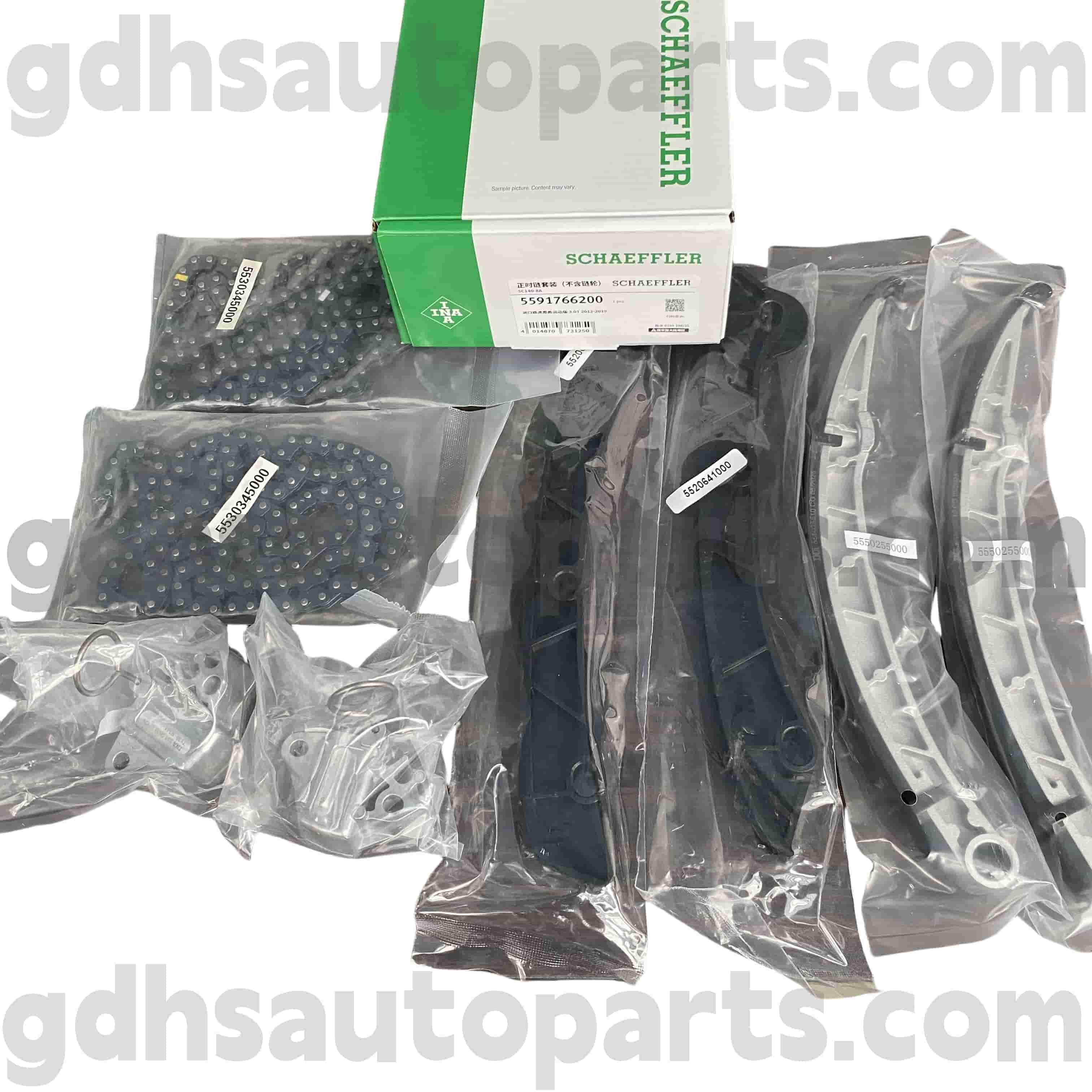 5591766200 Schaeffler Ina Drive Belt Tensioner untuk Range Rover, Range Rover Sport, Range Rover Evoque, Range Rover Velar OE No.LR095472