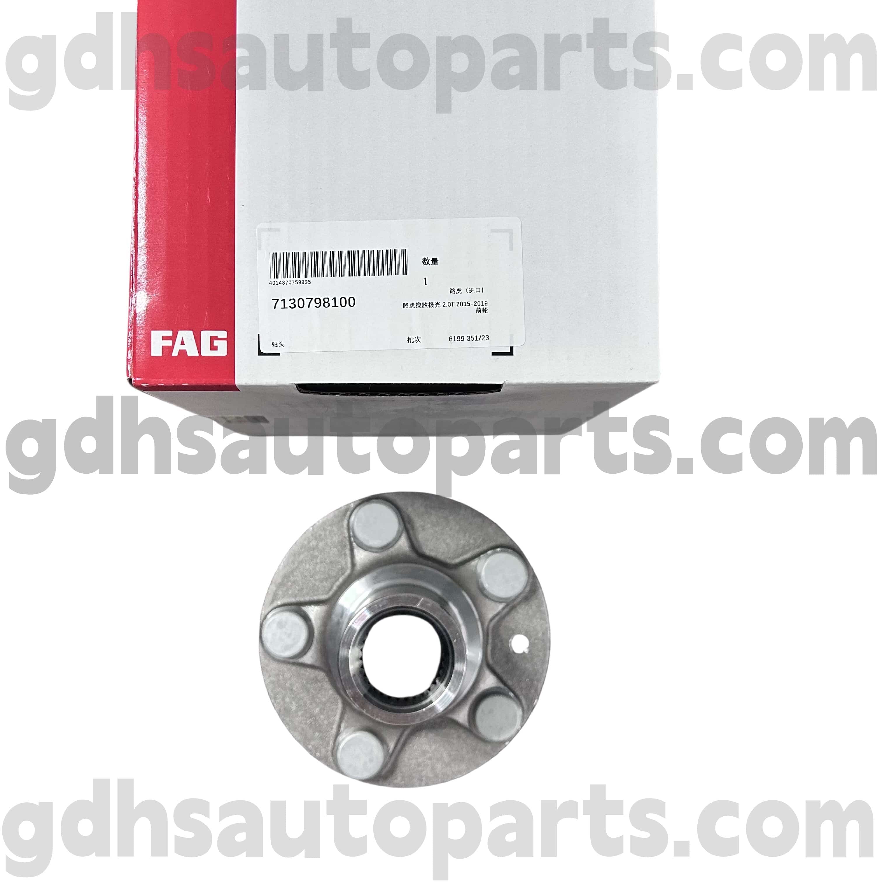 7130798100 Schaeffler Fag Front Right Wheel Hub Bearing untuk Range Rover Evoque, Discovery Sport Oe No. LR138237