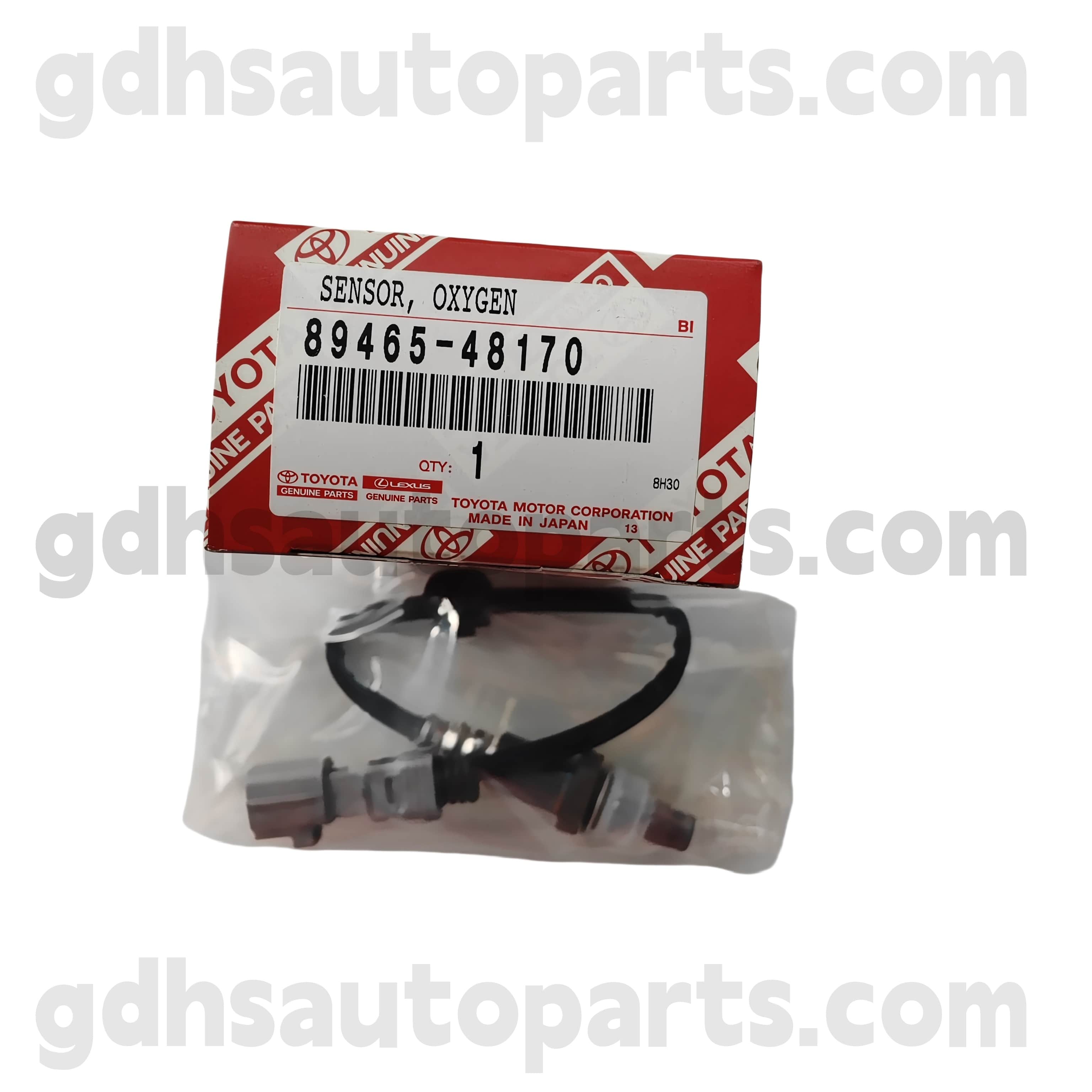 89465-48170 Toyota Bahagian Tulen Sensor Oksigen Belakang Untuk Harrier 、 Lexus RX300/330/350 、 Highlanderchassis no. MCU2#