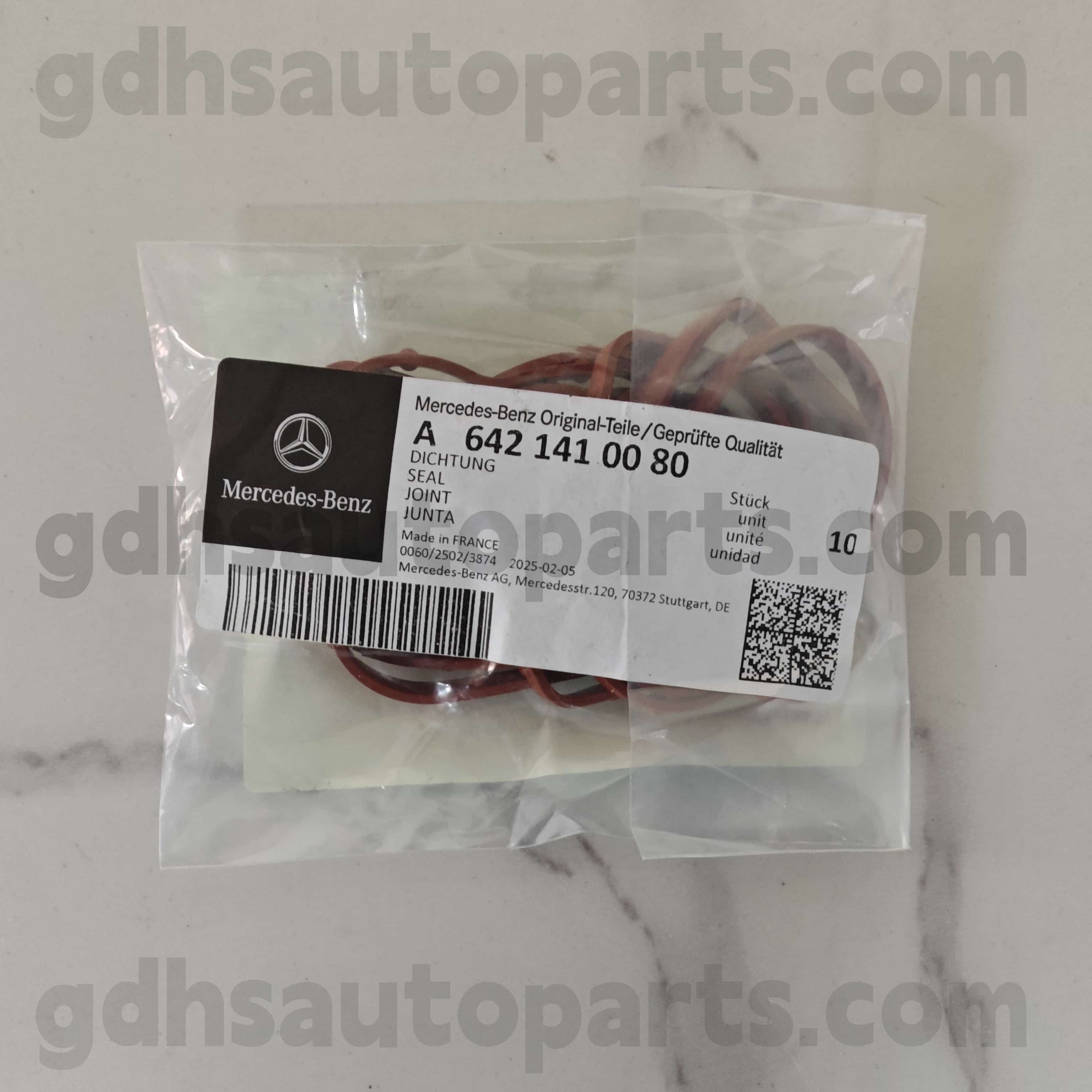 A 642 14100 80 Mercedes-Benz Bahagian Tulen O-Ring untuk 642855 OM642, 642890 OM642 ,642820 642 ,642868 OM642 ,642887 OM642