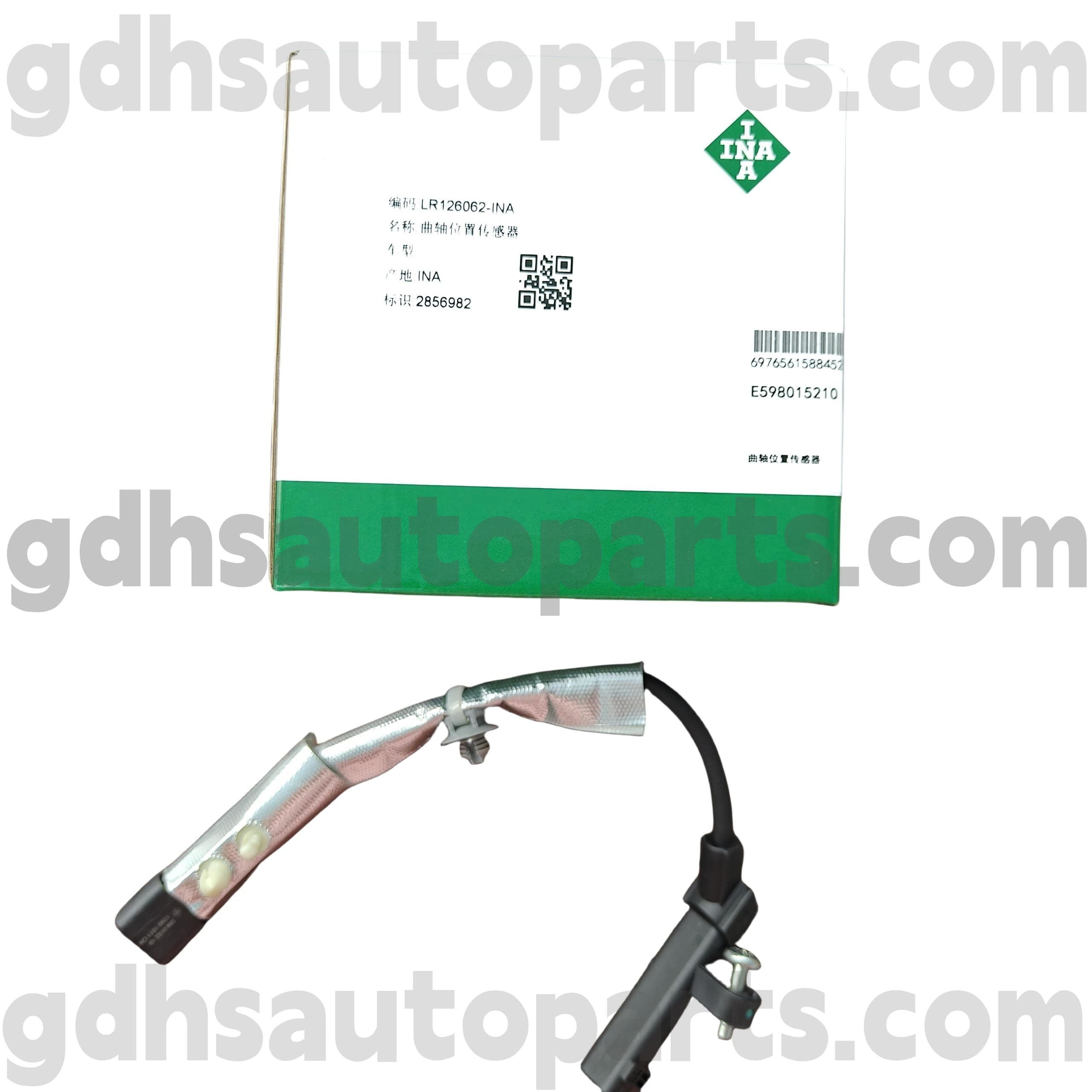 E5980152100 Schaeffler Ina Crankshaft Sensor kedudukan untuk Range Rover Velar, Land Rover Discovery 4, Range Rover, Range Rover Sport Oe No. LR126062