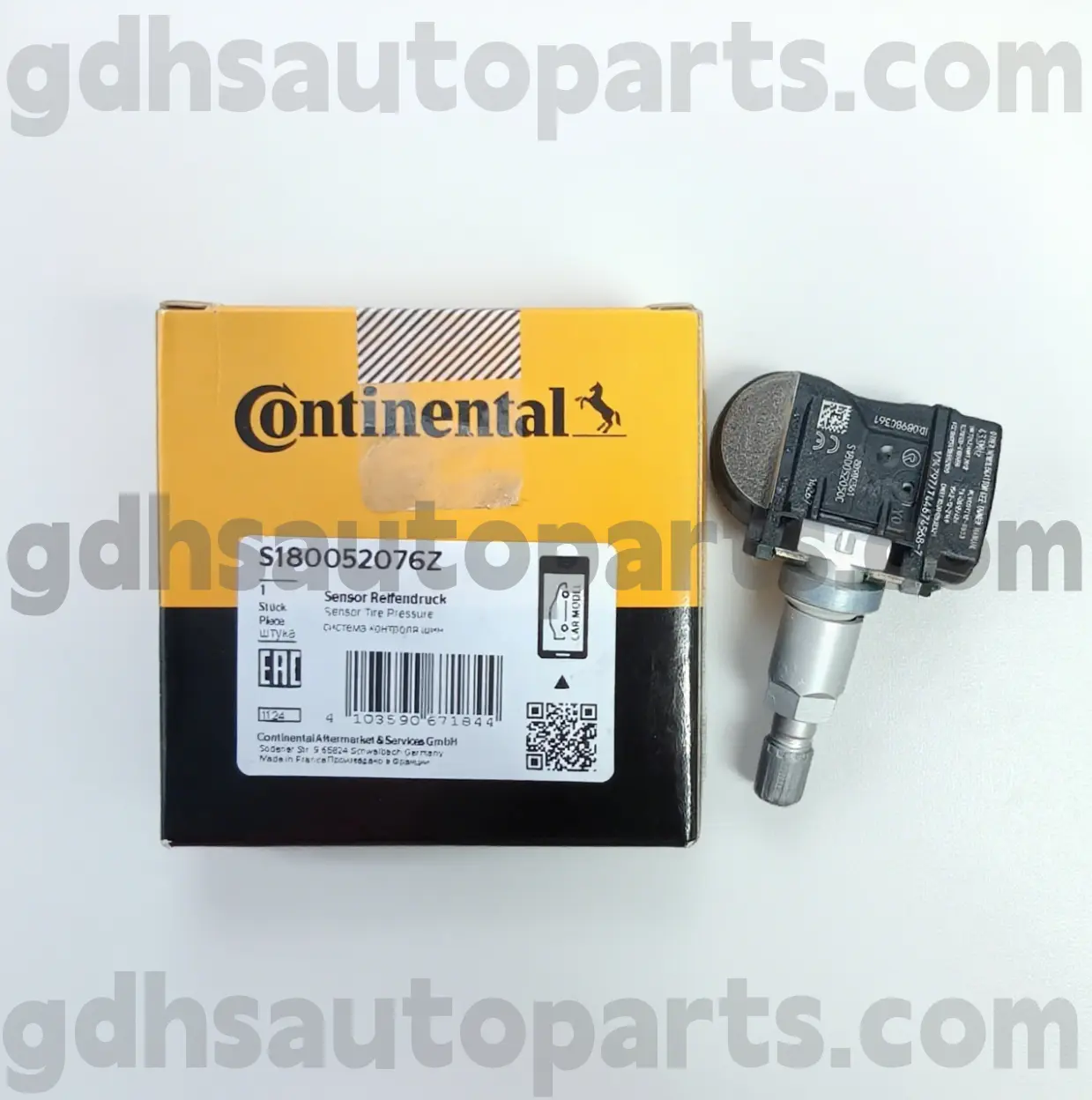 S180052076Z Sensor Pemantauan Tekanan Tayar Continental untuk Range Rover, Range Rover Sport, Land Rover Discovery 4, Range Rover Velar OE No. LR070840